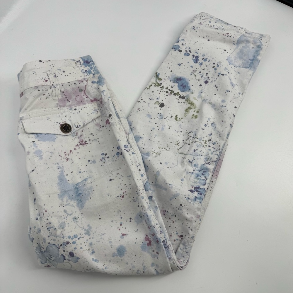 Anthropologie The Wanderer Paint Splatter Cargo Pants - Picture 9 of 13